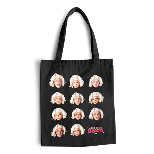 Tote Bag Loco Bongo con la cara de Xenon